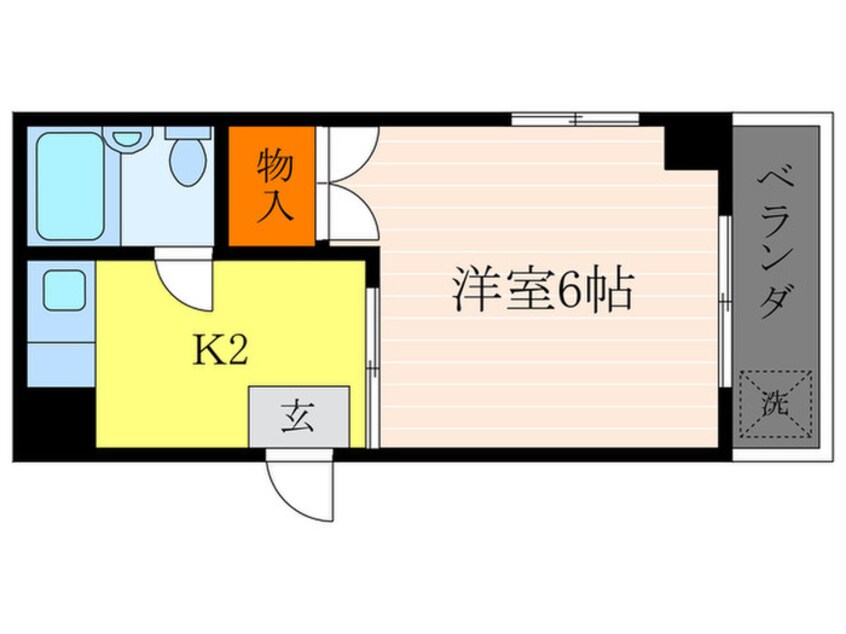 間取図 ベルメゾン堀川