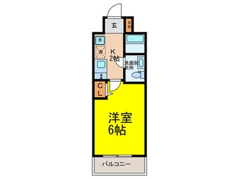 間取図 セレニテ北浜