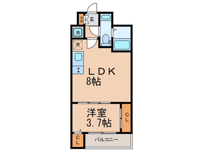 間取り図 セレニテ北浜