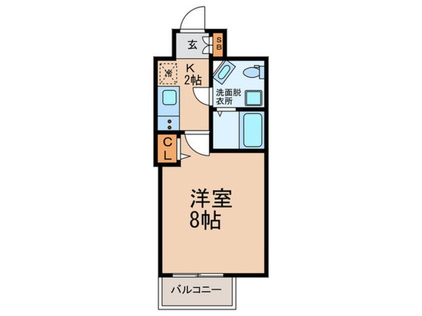 間取図 セレニテ北浜
