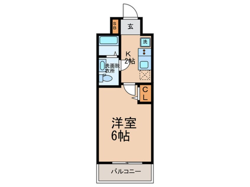間取図 セレニテ北浜