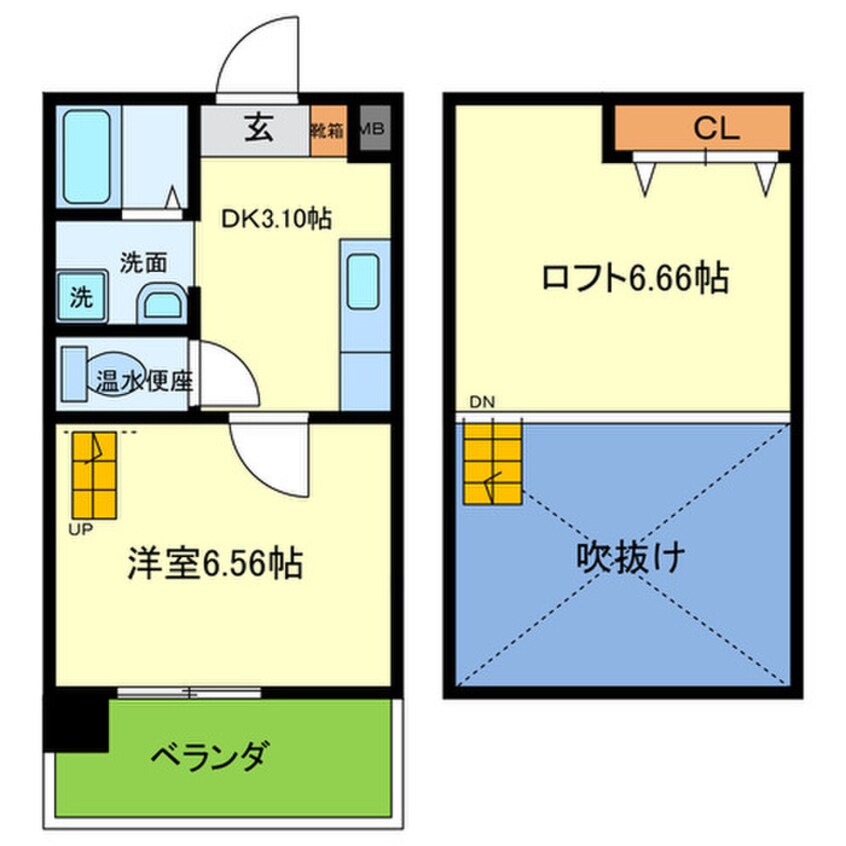 間取図 グレース黒崎