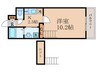 メゾン澤野井 1Kの間取り