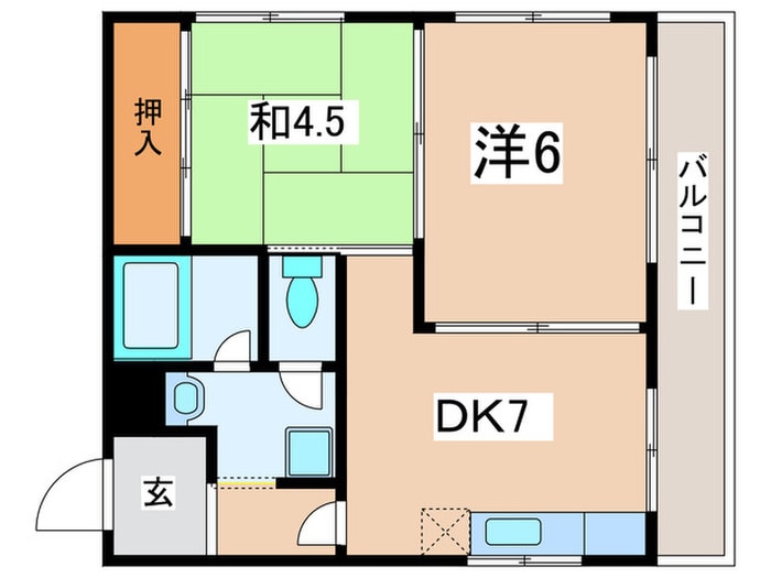 間取り図 ベルクK1