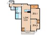 Urban Sanny Court西宮北口 2LDKの間取り