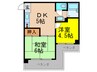 サンフェスタ 2DKの間取り