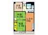 家具町ハイツ 3LDKの間取り