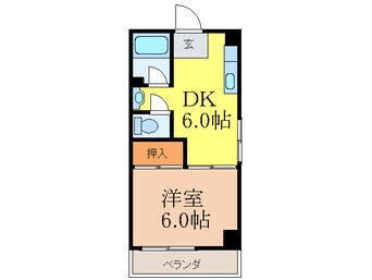 間取図 コ－ポ円山