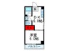 コ－ポ円山 1DKの間取り