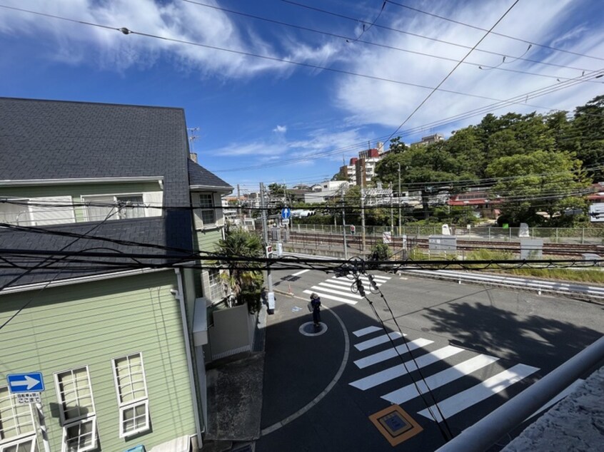 室内からの展望 コ－ポ円山