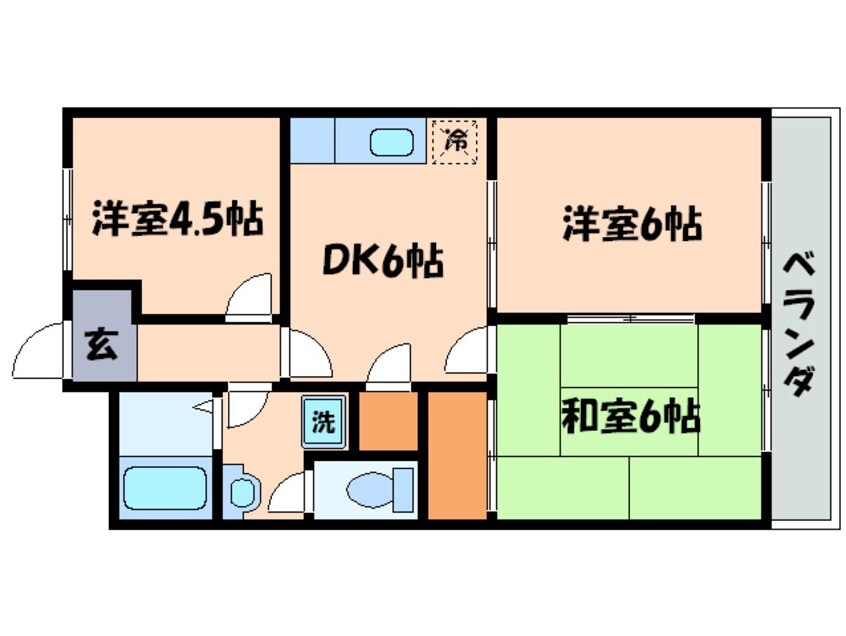 間取図 コンフォール