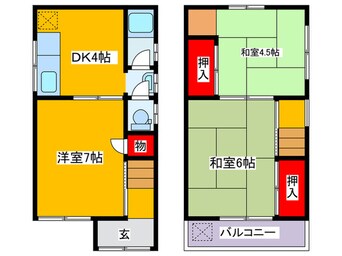 間取図 リエゾン額田