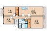 グリ－ンヒル光善寺15号棟(507) 3LDKの間取り