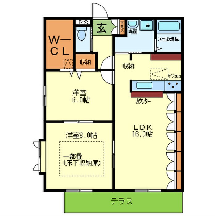 間取り図 パ－チェ六甲