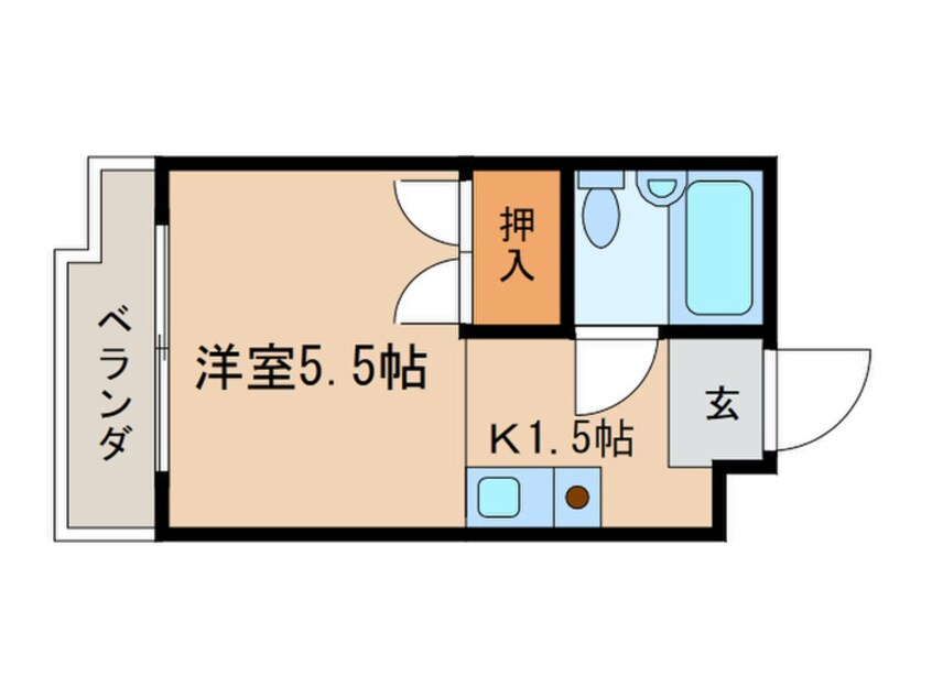 間取図 プルシャン山科