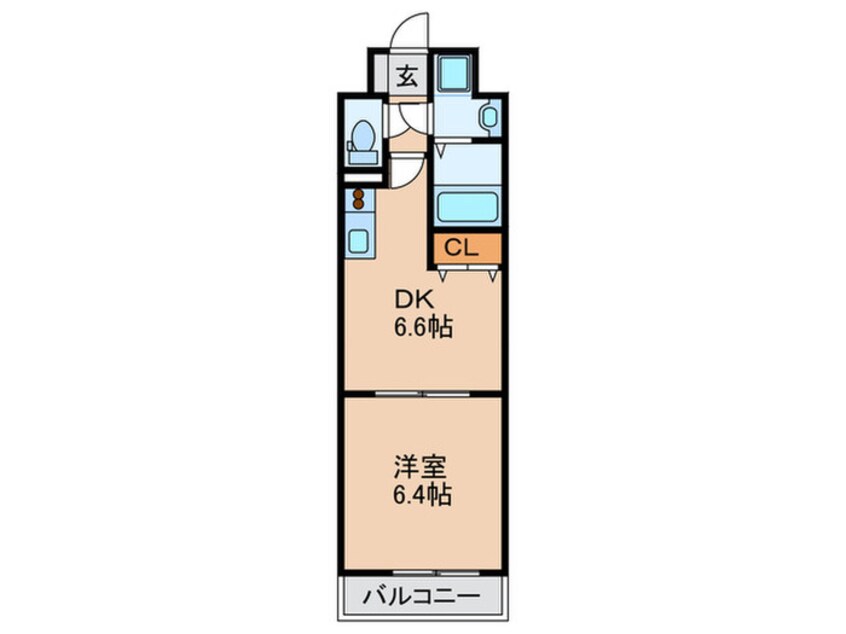 間取図 Gramercy Juso-higashi 2nd