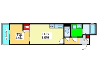 間取図 ALEGRIA四条畷