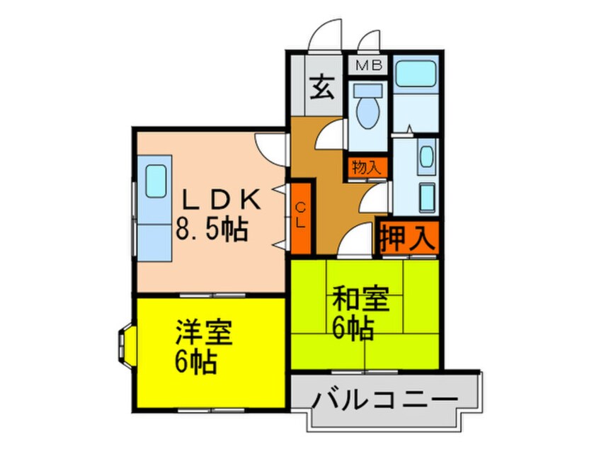 間取図 CASA