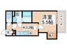 仮)東大阪市御厨南共同住宅 1Kの間取り