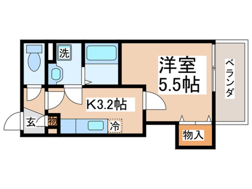 間取図 クレアール八戸ノ里