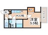 仮)東大阪市御厨南共同住宅 1Kの間取り