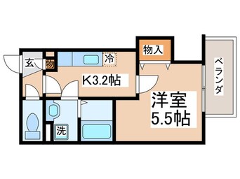 間取図 クレアール八戸ノ里