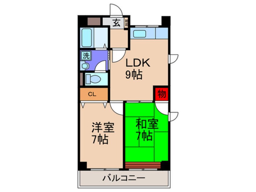 間取図 アドバンス渋川