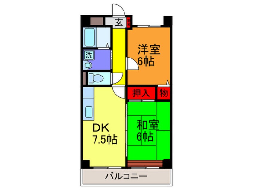 間取図 アドバンス渋川