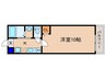 アークリード大津中央 1Kの間取り