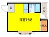 木村マンション第２ 1Rの間取り