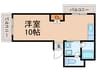レガーレ長居公園 1Rの間取り