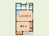 フジパレス東灘 1LDKの間取り