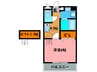 ラフィーネ川西 1Kの間取り
