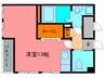ラフィーネ川西 1Rの間取り
