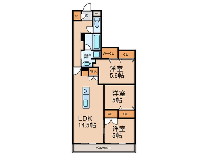 間取り図 Maison de Mine Nagai Parc Est.
