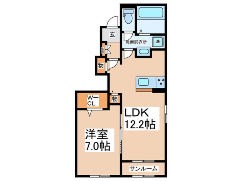 間取図 カーサ・ジール