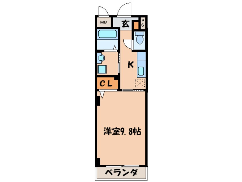 間取図 Ｌａ・ＫＩＹＡＭＩＹＡＳＳＯ