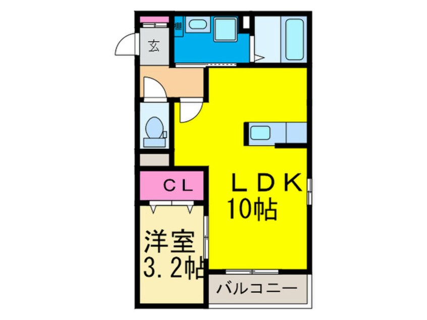 間取図 Ｓｉｎｇ-Ｆ