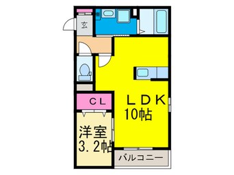 間取図 Ｓｉｎｇ-Ｆ