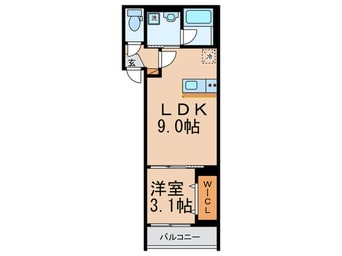 間取図 シティレジデンス鶴橋