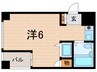 ダイド－シティ芦屋Ⅱ 1Rの間取り