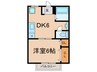 Aスクエア桜木町 1DKの間取り