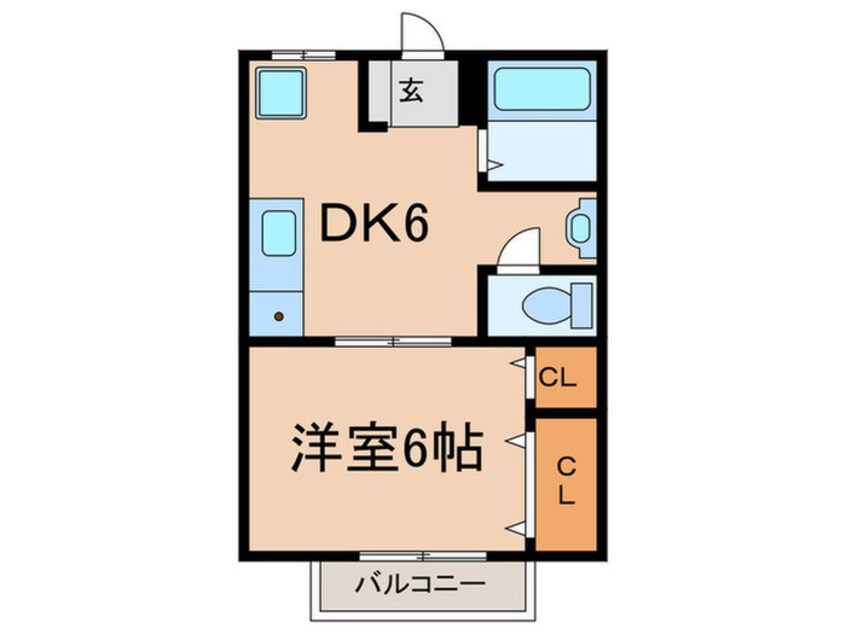 間取図 Aスクエア桜木町