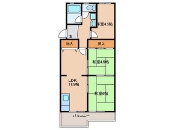 間取図 １ｓｔ.ヴァンサン館