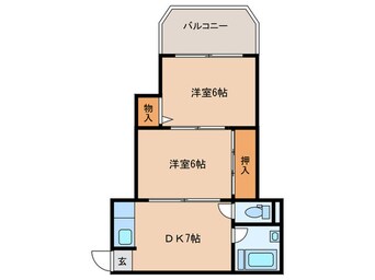 間取図 ハイツ美園