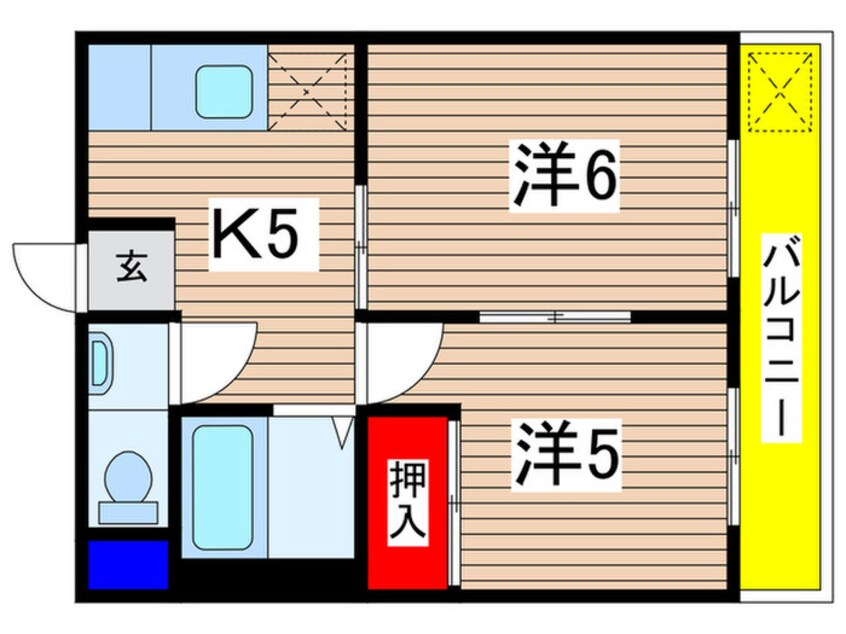 間取図 中川マンション