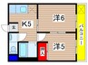 中川マンション 2Kの間取り