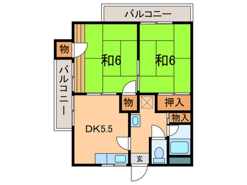 間取図 カサブランカ