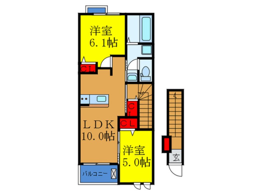 間取図 エアリ　フロント