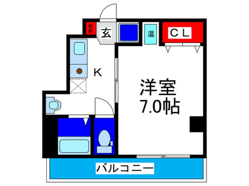 間取図 プレアデス桃谷